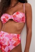 NA-KD Swimwear Bikiniunderdel med høyt liv - Multicolor