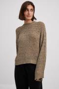 NA-KD Oversized løst strikket genser - Brown