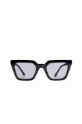 NA-KD Accessories Firkantede solbriller med skarpe kanter - Black