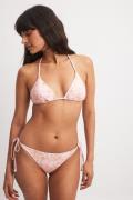 NA-KD Swimwear Bikinitruse med stropper - Flower