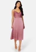 Bubbleroom Occasion Marion Waterfall Midi dress Old rose 42