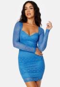 BUBBLEROOM Olina lace bustier dress Blue M