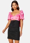 BUBBLEROOM Bow Dress Pink / Black 34