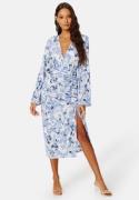 Bubbleroom Occasion Louiza Dress Blue / Floral 38