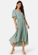 VILA Mirage 2/4 V-Neck Ankle Dress Green Milieu 40