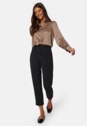 BUBBLEROOM Nicole Puff Sleeve Shirt Dark mole 38