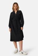 BUBBLEROOM Shaima Cargo Shirt Dress Black XS