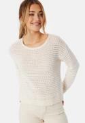 VILA Vibellisina boatneck L/S knit top Egret XXL
