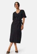 Object Collectors Item Objjacira 2/4 V-neck dress Black 42