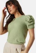 VILA Vianine S/S Puff Sleeve top Swamp XXL