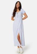 BUBBLEROOM Allison long dress Light blue/Patterned XS