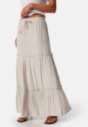 VILA Vimesa High Waist long skirt Feather Gray 36