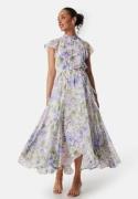 FOREVER NEW Freya Flutter Sleeve Midi Dress Floral 44