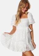 FOREVER NEW Charlize Embroidered Mini Dress White 42