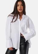 BUBBLEROOM Oversized Cotton Shirt White L