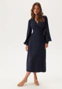 BUBBLEROOM Wrap Dress Navy 38