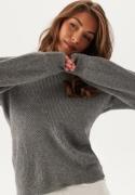 Object Collectors Item Objditte Re L/S KNIT PULLOVER  Medium Grey Mela...