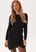 ONLY Onlrich L/S GLITTER DRESS Glit Black Detail:black Glitter XS