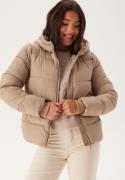 Pieces Pcbee New Short  puffer Jacket Silver Mink M