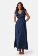 VILA Vifalia V-neck Long Dress Navy Blazer 40