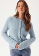 BUBBLEROOM Bouclé Cardigan Light blue XL