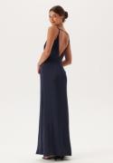 Bubbleroom Occasion Waterfall Mermaid Gown Dark blue 42