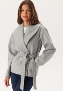 ONLY Onlaugusta Life Short Coat  Light Grey Melange XS