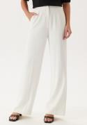 Happy Holly High Waist Wide Suit Pants Cream 34