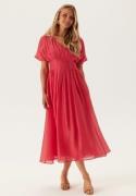 FOREVER NEW Francine V Neck Midi Dress Red 34(UK6)