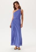 FOREVER NEW Mirabelle Pleated Asymm Maxi Dress Cornflower Blue 40(UK12...