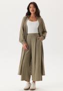 Happy Holly Linen Shirt Dress Khaki green 40/42