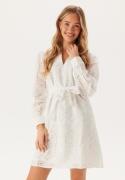 VILA Visine L/S Short Dress Bright White 38