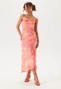 VERO MODA Vmsmilla Sl 7/8 WATERFALL DRES Crystal Pink Aop:anja XS