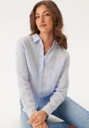 GANT Reg Linen Shirt Light Blue 42