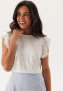 VERO MODA Vmtassa Sl Frill Top Snow White XS