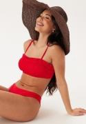 BUBBLEROOM Bandeau Smock Bikini Set Red XL