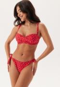 BUBBLEROOM Twisted Bikini Top Red/Floral 85B