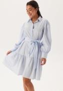 GANT Reg Classic Poplin Striped Dre Fresh Blue 36