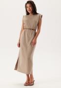 Pieces Pcchilli Summer Sl Ankle Dress Crockery XL