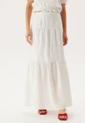 BUBBLEROOM Broderie Anglaise Maxi Skirt White XL