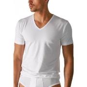 Mey Dry Cotton V-Neck Shirt Hvit 4XL Herre