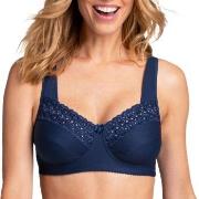 Miss Mary Broderie Anglais Soft Bra BH Mørkblå I 95 Dame