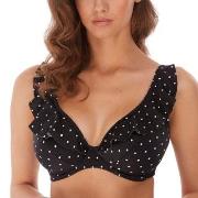 Freya Jewel Cove High Apex Bikini Top With J-Hook Svart G 80 Dame