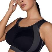 Anita BH Active Extreme Control Plus Sports Bra Svart/Grå I 75 Dame