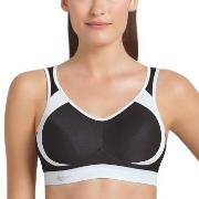 Anita BH Active Extreme Control Sports Bra Svart/Hvit B 65 Dame