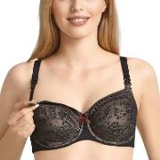 Anita BH Fleur Underwire Nursing Bra Svart polyamid C 90 Dame