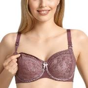 Anita BH Fleur Underwire Nursing Bra Berry/Lilac polyamid E 75 Dame