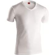 JBS Basic 13720 T-shirt V-neck Hvit bomull Small Herre