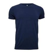 JBS of Denmark Bamboo Blend O-neck T-shirt Marine X-Large Herre