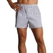 Jockey Woven Poplin Boxer Shorts Hvit m Rand bomull XX-Large Herre